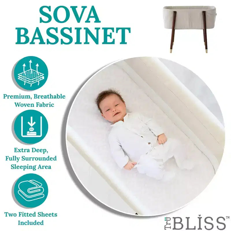 TruBliss SOVA Bassinet - Newborn to 5 months