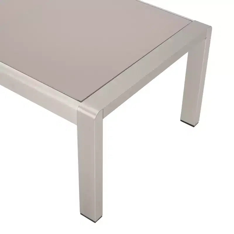 GDFStudio Martha Outdoor Aluminum Loveseat and Coffee Table Set with Cushions