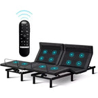 Dyonery Adjustable Beds with 12 Gel Memory Foam Mattress Smart APP Control Massage
