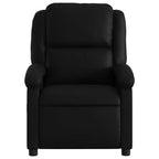 vidaXL Fauteuil de massage inclinable Similicuir noir, métal, contreplaqué, individuel