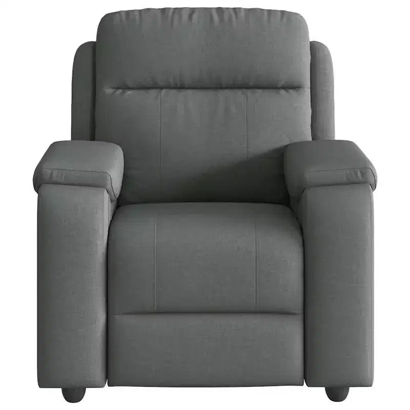 vidaXL Fauteuil inclinable de massage Gris foncé