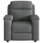 vidaXL Fauteuil inclinable de massage Gris foncé
