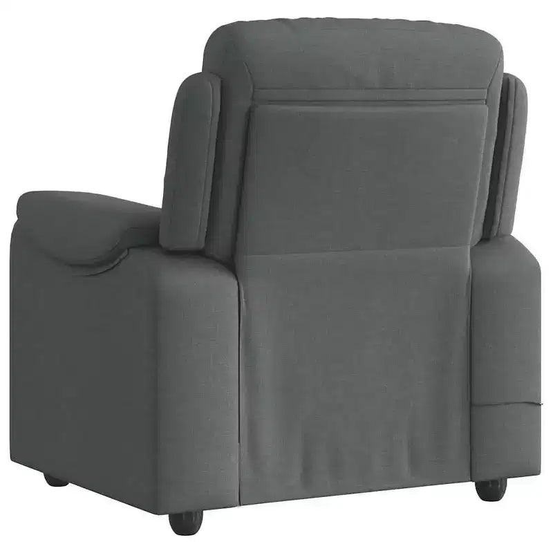vidaXL Fauteuil inclinable de massage Gris foncé