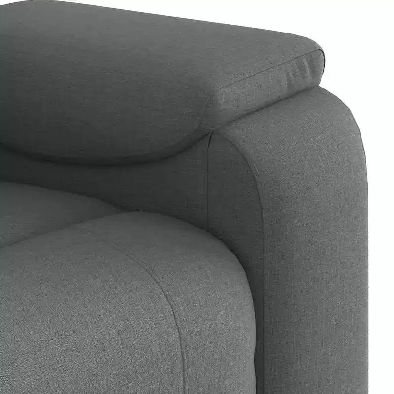 vidaXL Fauteuil inclinable de massage Gris foncé