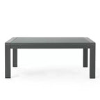 GDFStudio Crested Bay Outdoor Aluminum 8 Seater Chat Set with Cushions