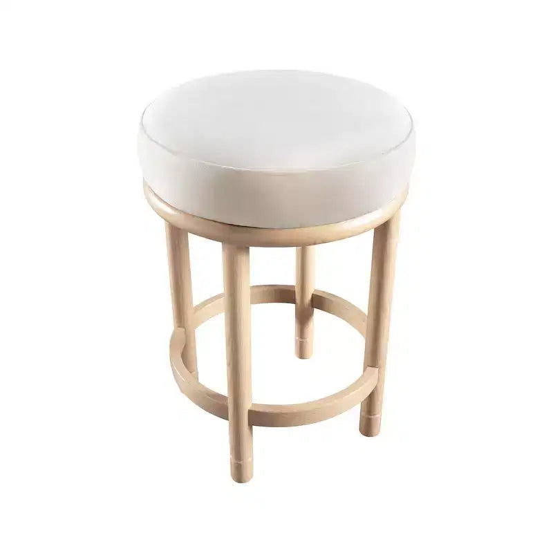 Meridian Furniture, Tabouret de comptoir Monette en velours crème