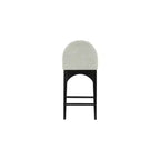 Meridian Furniture,Waldorf Mint Chenille Fabric Stool