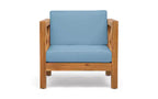 Christopher Knight Home Daniel, ensemble de 5 meubles d'extérieur modulaires en bois d'acacia avec coussins résistants à l'eau