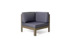 Christopher Knight Home Daniel, ensemble de 5 meubles d'extérieur modulaires en bois d'acacia avec coussins résistants à l'eau
