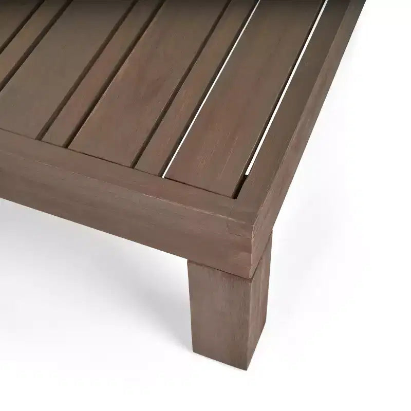 Christopher Knight Home Daniel, ensemble de 5 meubles d'extérieur modulaires en bois d'acacia avec coussins résistants à l'eau