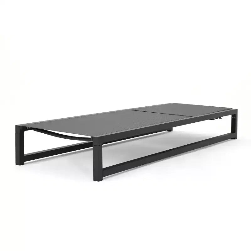 Christopher Knight Home Cherry Outdoor Adjustable Aluminum Chaise Lounge Set with C-Shaped Table