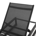 Christopher Knight Home Cherry Outdoor Adjustable Aluminum Chaise Lounge Set with C-Shaped Table