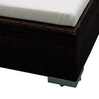 vidaXL Patio Furniture Set Set of 12 Brown Powder-coated steel Large
