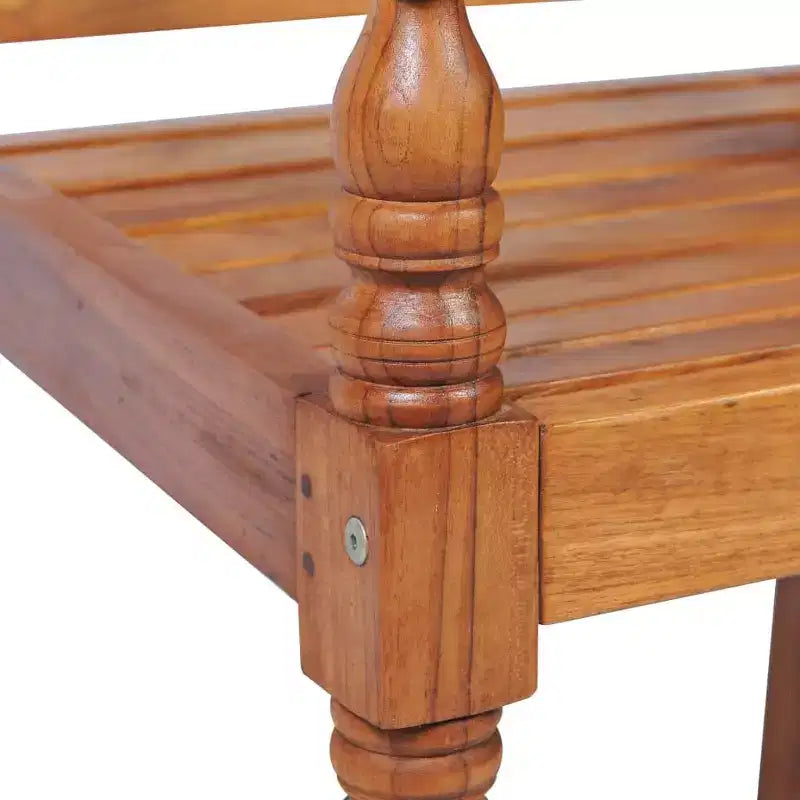 vidaXL Patio Furniture Set Set of 4 Brown Teak Wood Medium Durable