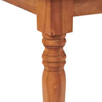 vidaXL Patio Furniture Set Set of 4 Brown Teak Wood Medium Durable
