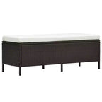 vidaXL Garden Furniture Set Brown, Cream White
