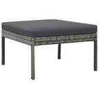 vidaXL Garden Sofa Grey, Dark Grey