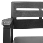 vidaXL Patio Lounge Set Set of 4 Anthracite Plastic Medium Lightweight