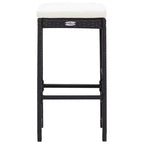 vidaXL Garden Bar Set Black