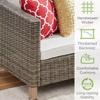 9 Piece Patio Conversation Sets with Cushions and Coffee Table