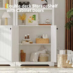 72 Tall Arched Pantry Cabinet, Kitchen Pantry Cabinet with Adjustable Shelf & Handles, Wood Storage Cabinet for Dining Room, Kitchen, Living Room