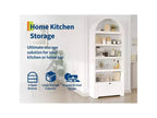 72 Tall Arched Pantry Cabinet, Kitchen Pantry Cabinet with Adjustable Shelf & Handles, Wood Storage Cabinet for Dining Room, Kitchen, Living Room