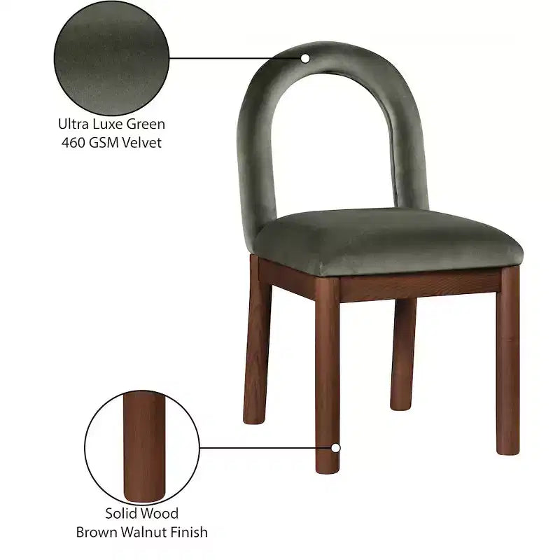 Meridian Furniture,Conrad Velvet Dining Chair