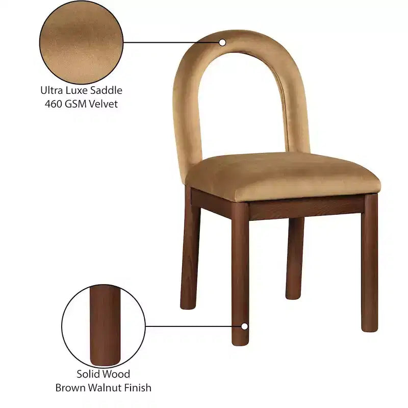 Meridian Furniture,Conrad Velvet Dining Chair