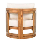 Christopher Knight Home Krizzix Boho 3 Piece Outdoor Acacia Wood Woven Rope Seating Set with Cushions