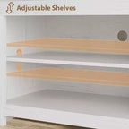 GustoWave 70.1 Farmhouse TV Stand, Media Console with Storage Drawers & Open Shelf for Living Room, Bedroom