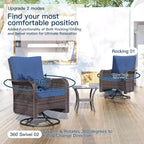 ALAULM Patio Furniture Sets 11 Pieces
