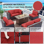 ALAULM Patio Furniture Sets 11 Pieces