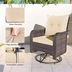 ALAULM Patio Furniture Sets 11 Pieces
