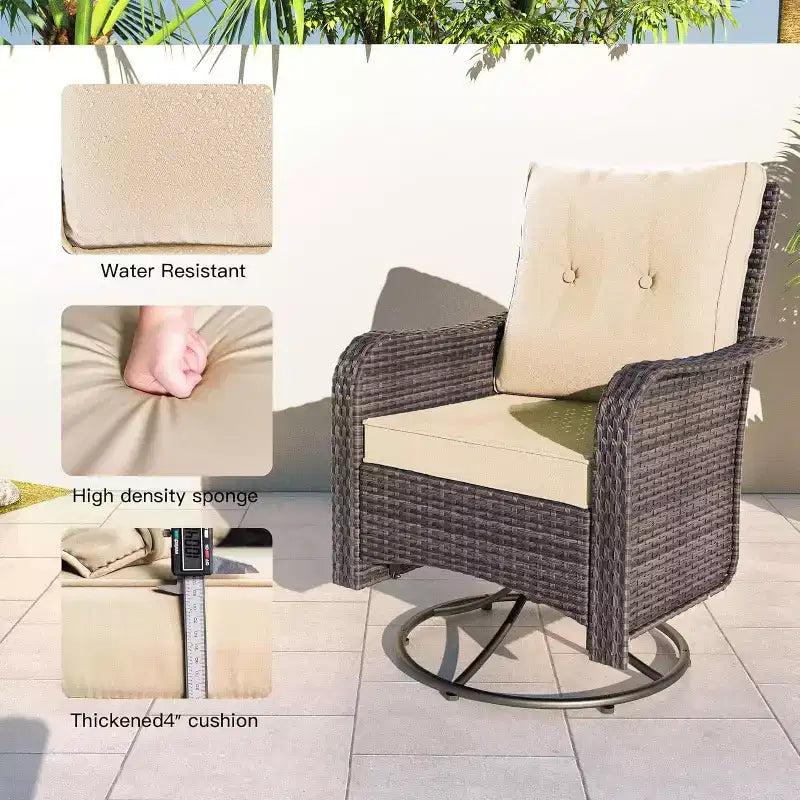 ALAULM Patio Furniture Sets 11 Pieces