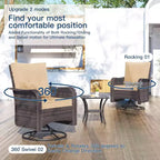 ALAULM Patio Furniture Sets 11 Pieces