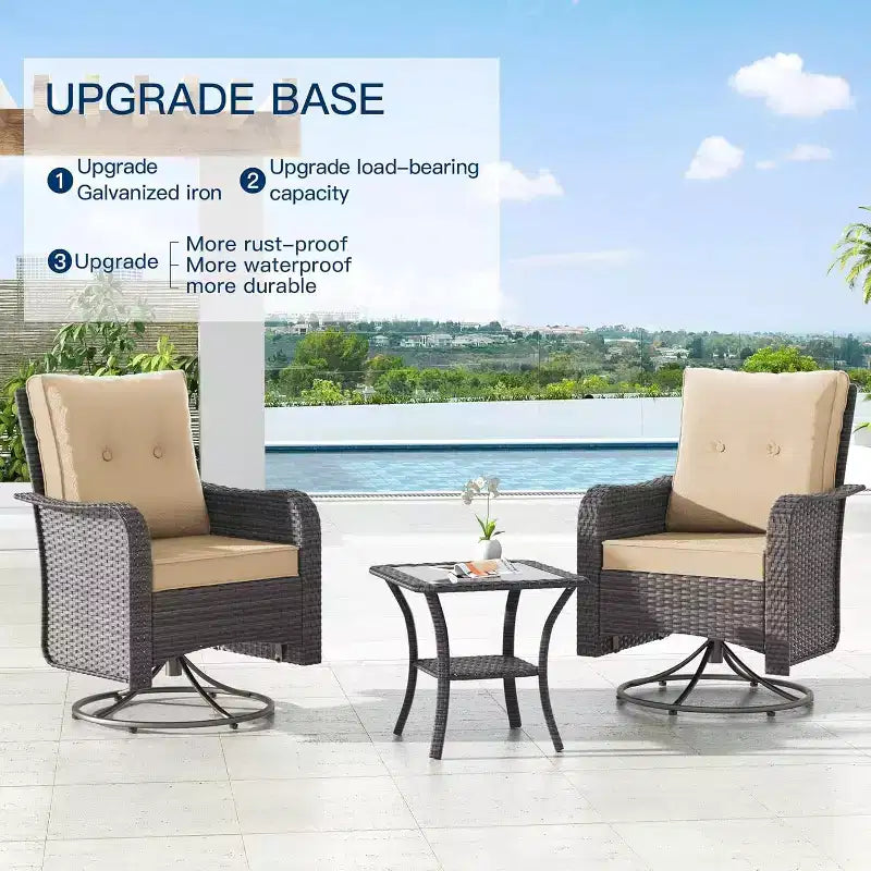 ALAULM Patio Furniture Sets 11 Pieces