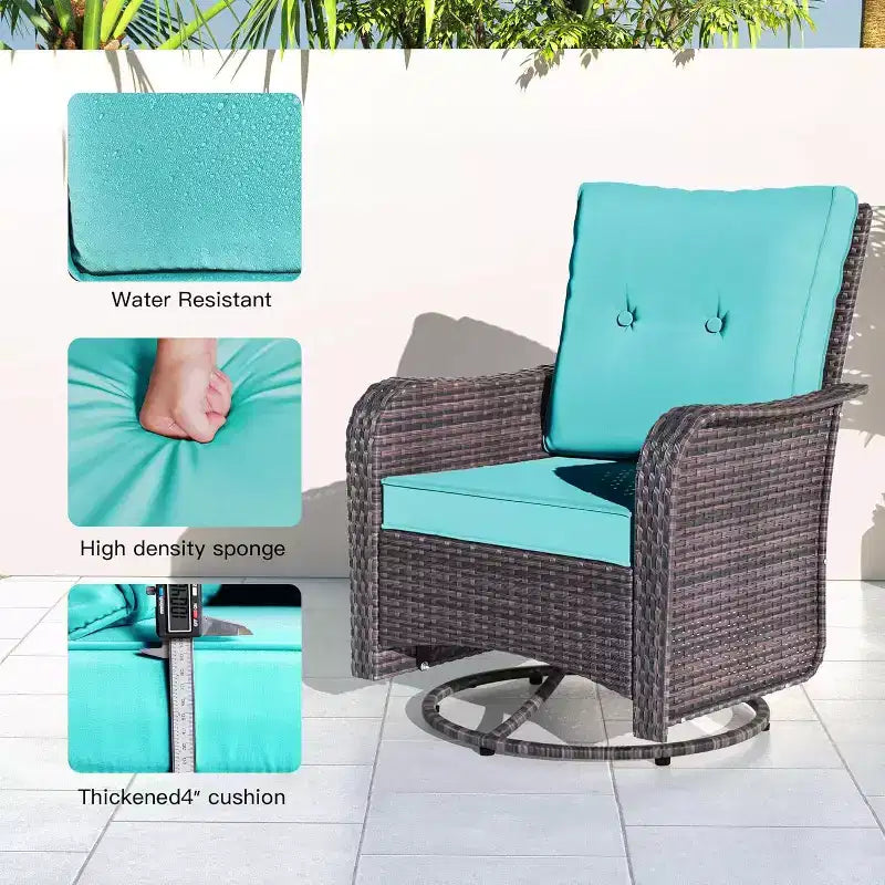 ALAULM Patio Furniture Sets 11 Pieces