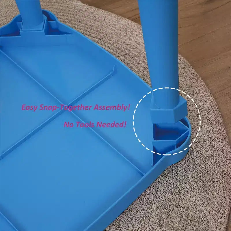 Table Rectangulaire d'Activités pour Enfants CLIHOME en Plastique de Haute Qualité, Idéale pour l'École et la Maison