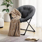 Iron Cotton Indoor Flower Chair - Indoor Chair, Living Room Chair, Modern Indoor Chair