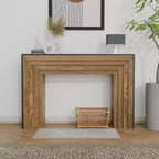 Console moderne rectangulaire GDFStudio Blanche 47 en bois de sapin