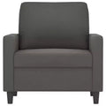 vidaXL Sofa Chair Accent Living Room Chair with Armrest for Leisure Velvet - Dark Gray 23.6