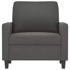 vidaXL Sofa Chair Accent Living Room Chair with Armrest for Leisure Velvet - Dark Gray 23.6