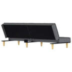 vidaXL Sofa Bed Light grey Fabric (100% polyester), plywood Medium