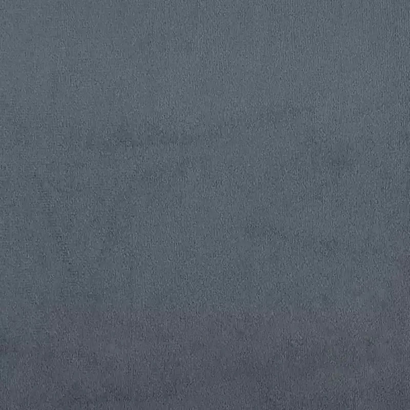 vidaXL Canapé-lit convertible 2 places en velours gris foncé avec pouf – Lit double souple, dossier réglable, cadre en bois robuste