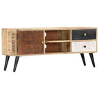 vidaXL Meuble TV en bois de manguier massif naturel Meuble TV standard