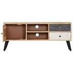 vidaXL Meuble TV en bois de manguier massif naturel Meuble TV standard