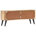 vidaXL Meuble TV en bois de manguier massif naturel Meuble TV standard