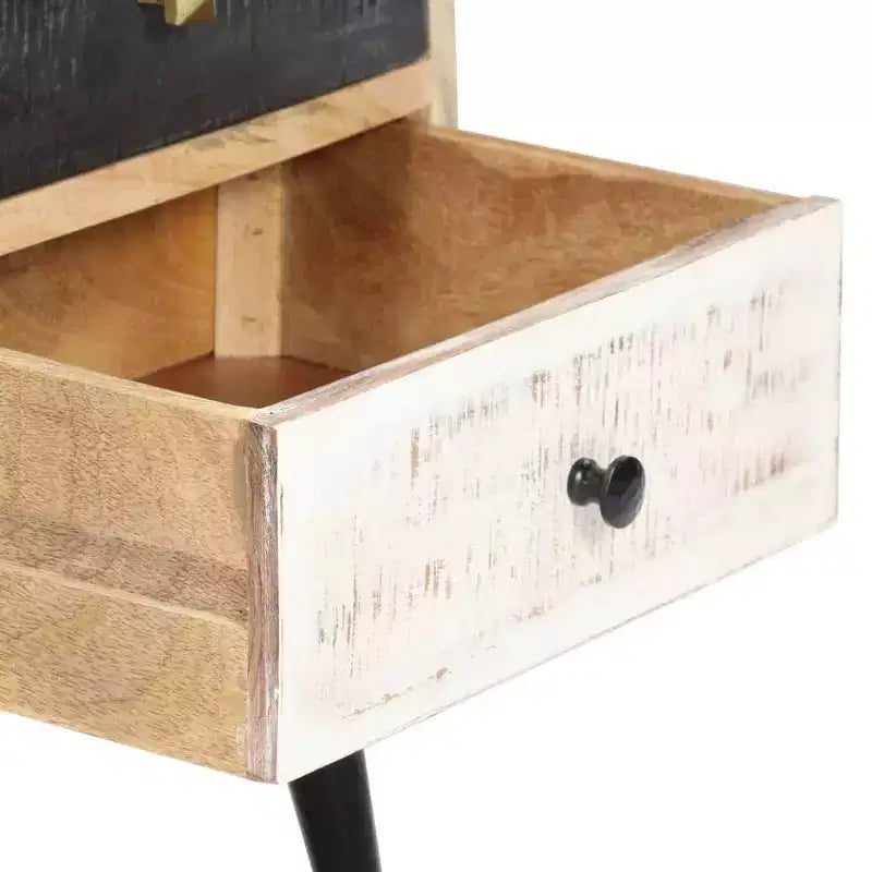 vidaXL Meuble TV en bois de manguier massif naturel Meuble TV standard