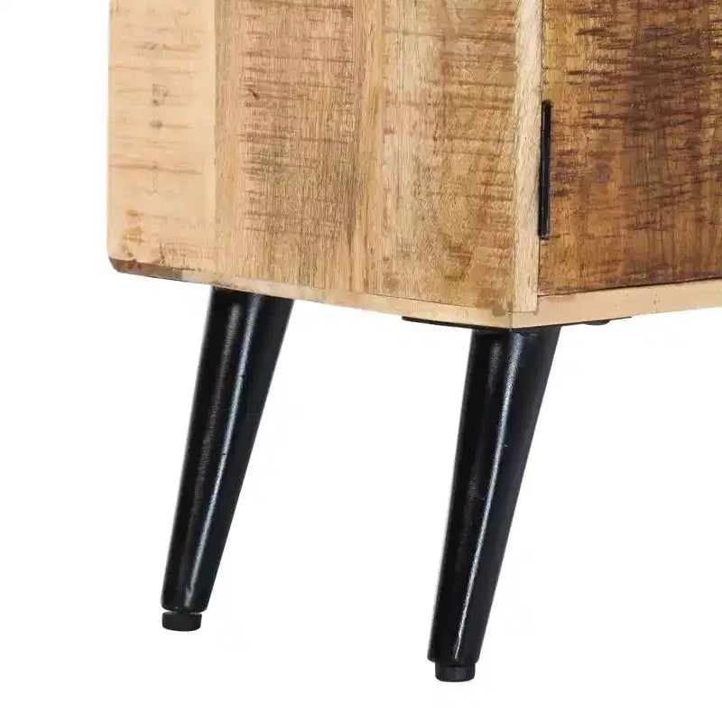 vidaXL Meuble TV en bois de manguier massif naturel Meuble TV standard