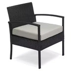 Probe Hues 3 Piece Rattan Seating Group with Cushions and Table